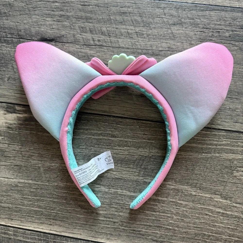 Fiesta Great Wolf Lodge Glam Ears Mermaid Purple Bow & SeaShell GWL White Pearls